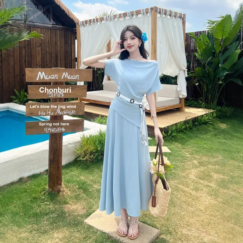 FLIM Two Piece Skirt Sets Women's-2