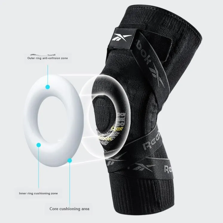 Reebok Basketball Running Badminton Unisex Silicone Knee Pads-1
