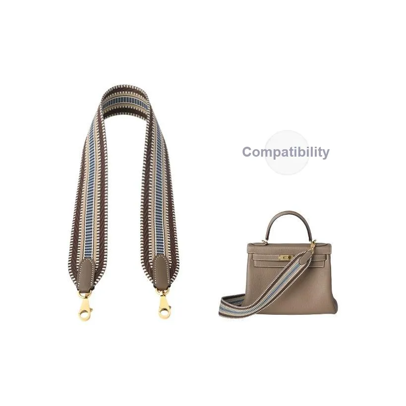 CHENGENG Холст Плетеная Сумка Ремешок Унисекс Многоцветный