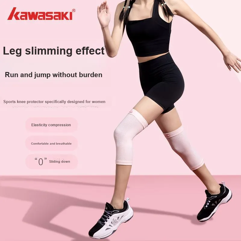 Kawasaki Running Mountaineering Cycling Badminton Basketball Fitness Women's Polyamide Polyester Elastane Knee Pads-20