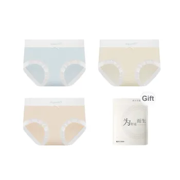 Red Bean Underpants Women's Shopping Bag 3 Pack
