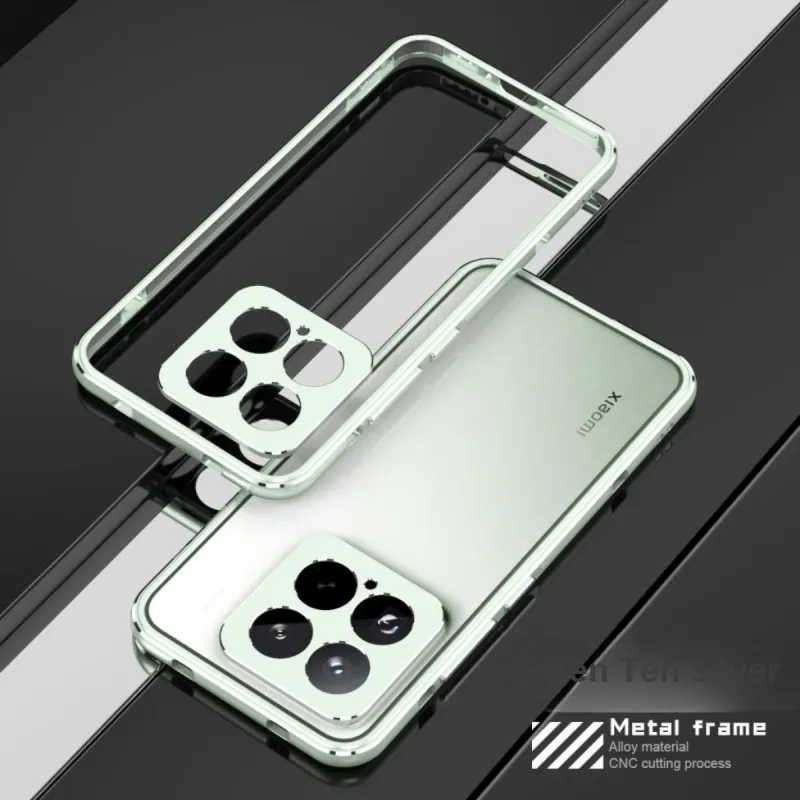 ZHUOJI Metal Frame+Lens Cap Material Phone Cases Compatible With Xiaomi 15 PRO-11