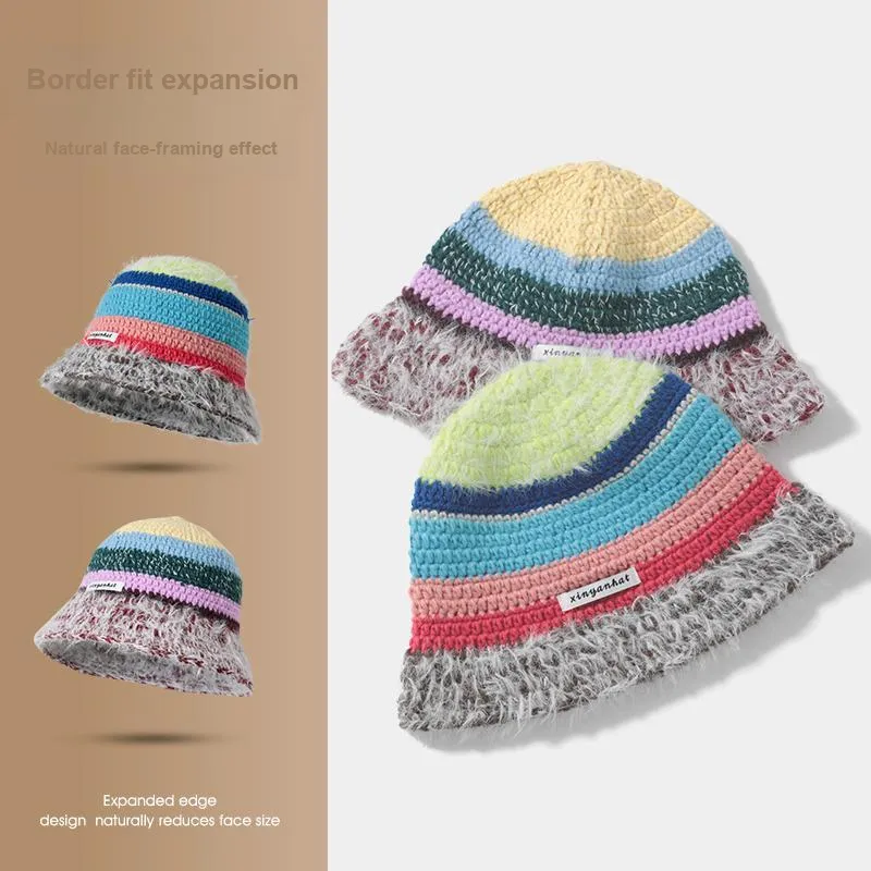 Shizhu Polyester Bucket Hats Women's-3