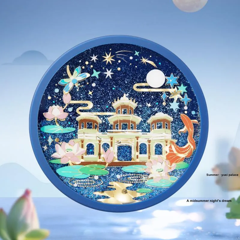 Gongtingbaobei The Forbidden City All Season Mini Scenery Quicksand Coasters Museum Cultural Creativity Acrylic Stands-3