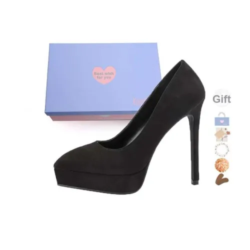 Xingdiman Низкий каблук Высокие каблуки 12CM Женская Подарочная коробка Набор