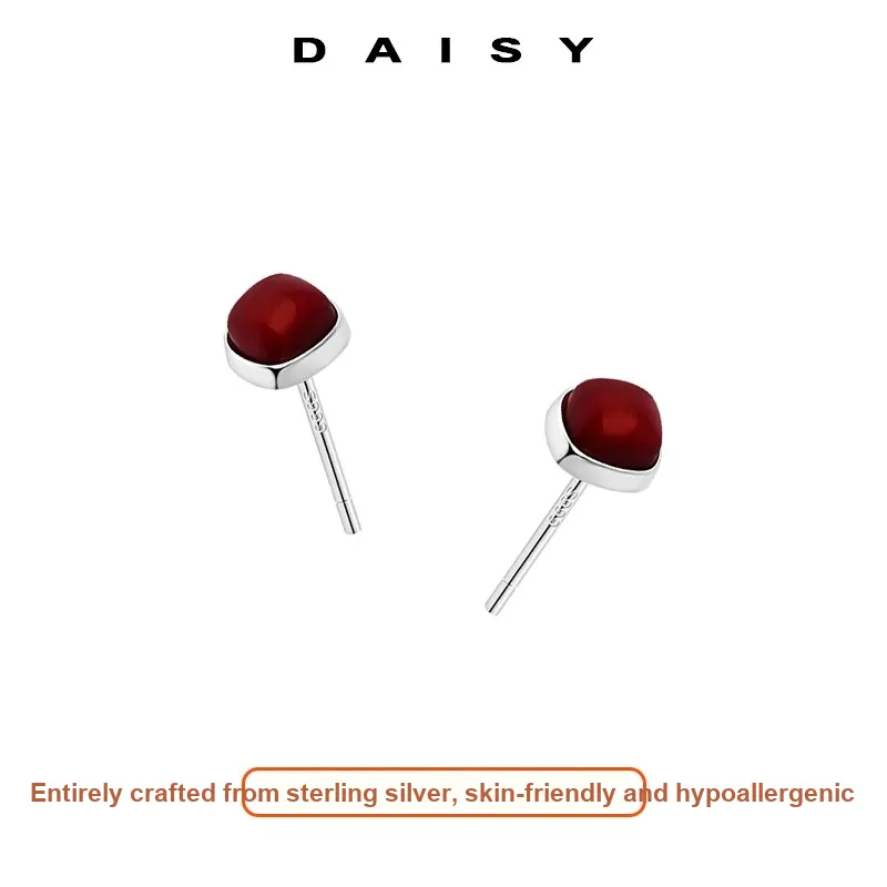 Daisy Dream Full Sterling Silver Stud Earrings Women's-2