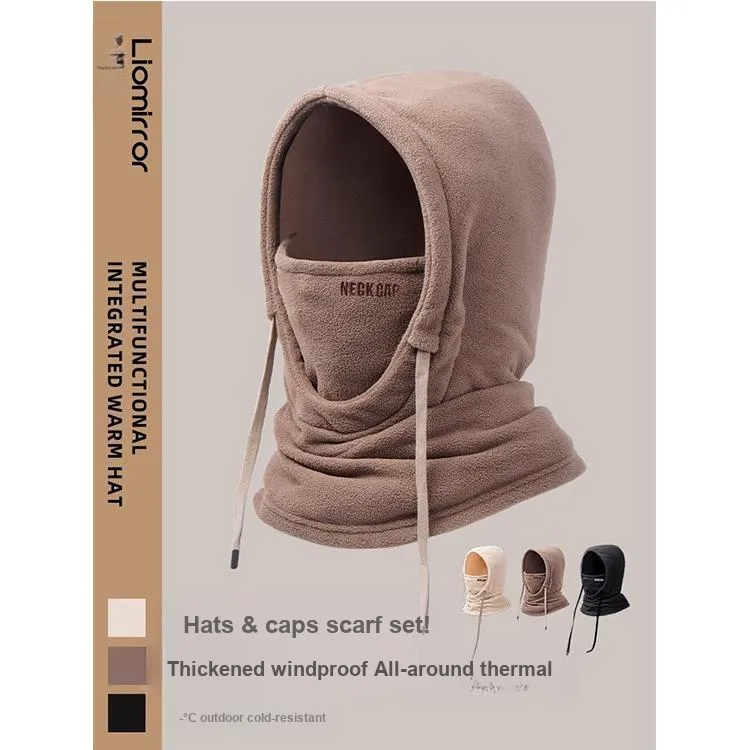 ETRAVEL Polar Fleece Hoods & Plush Hats Unisex-1