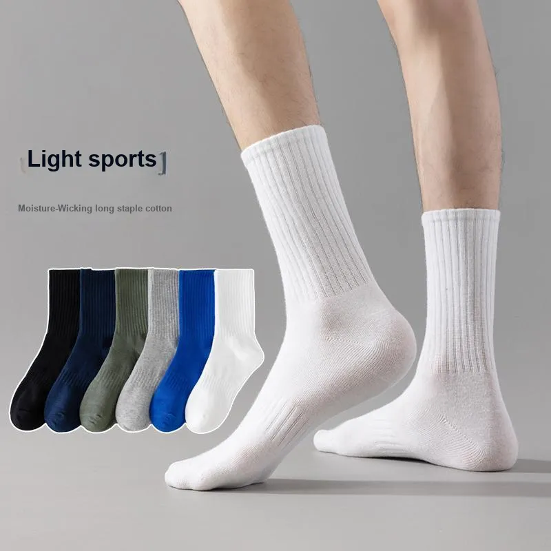AOKANG Mid Calf Socks Men's 5 Pack-11