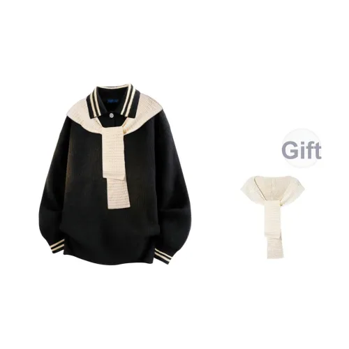 FONDLOOK Свитер Бесплатно Шарф Унисекс