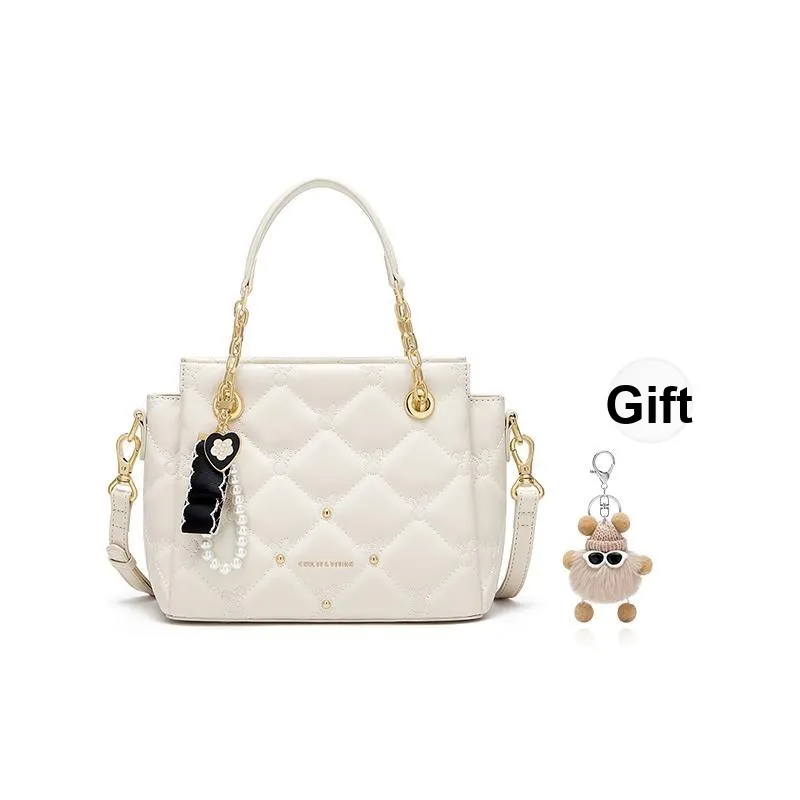 CNOLES Microfiber Leather Casual Commute Date Handbag, Crossbody Bag, Diana Shoulder Bag Women's Multicolor