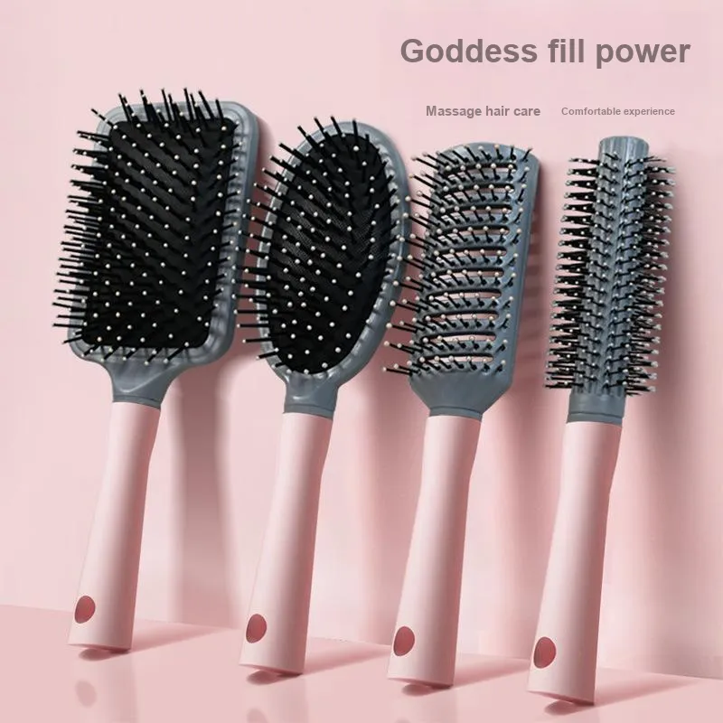 JINGLINGLONG Comb Upright Long Handle Airbag Comb Air Cushion Comb Massage Comb Styling Comb Unisex Hair Brush-1