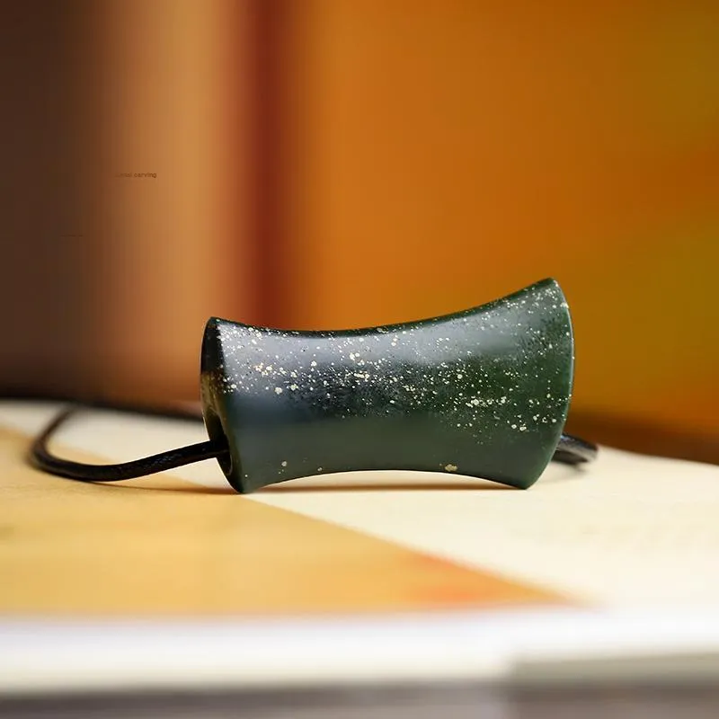 YINXIANGMOU Hetian Jade Necklaces Green Jade Unisex-20