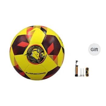 SIPAKESPORT x MINIONS Size 5 Soccer PU Unisex Yellow Black