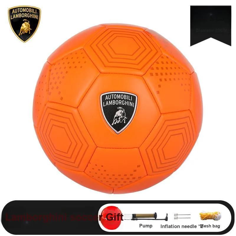 MESUCA x Lamborghini Size 5 Training Soccer PVC Machine Stitched Soccer Ball Unisex-3