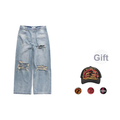 Createexploreexpandconquer 25SS Унисекс Джинсы