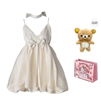 FLIM Slip Dresses Women's Apricot Bear Box