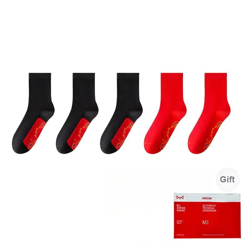 MIIOW Honmei Honmei Series Mid Calf Socks Unisex Combo Set-19