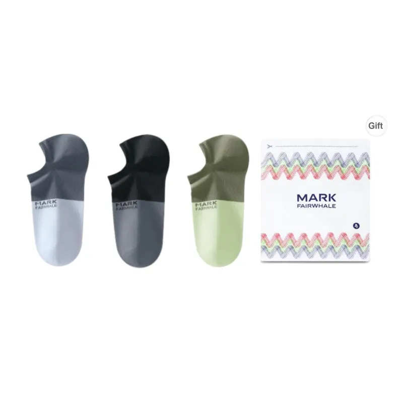 FAIRWHALE Ankle Socks Unisex Box Of 3 Pairs-6