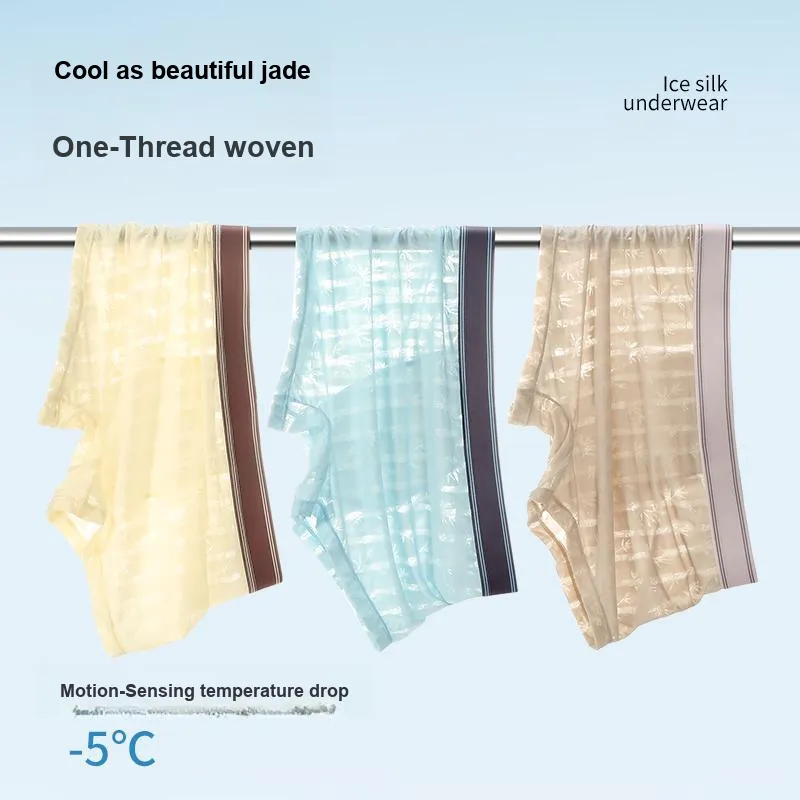 MIIOW Trendy Party Collection Cooling Summer Collection Underpants Men's Combo Set-7