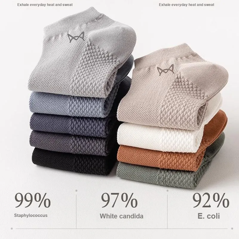 MIIOW No-Show Socks Unisex 5 Pack-5