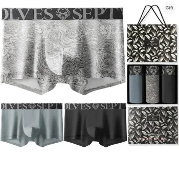 SEPTWOLVES Underwear Gift Box Men's 3 Pack+Shopping Bag