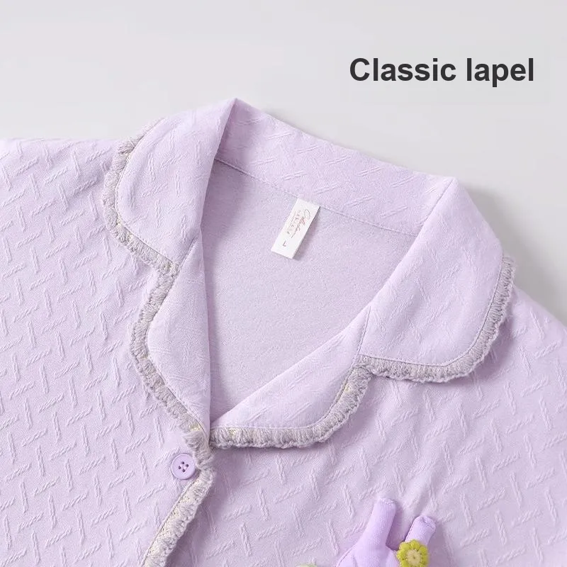 O'MESIK Pajama Set Women's Gift Box Set Purple-2