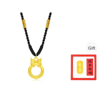 Chongqing Gold Store 999 Fine Silver Necklaces Women's