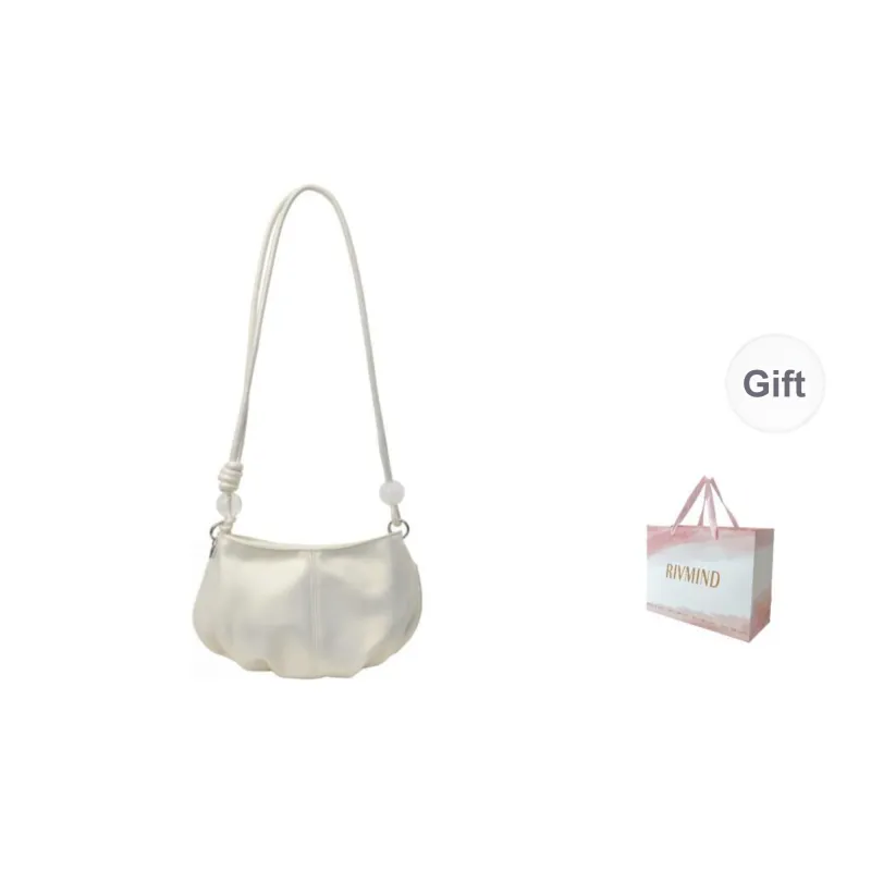 TOUTSEUL YOLO PU Shoulder Bag Women's Pearl White/Pearl Pink/Silver/Black-1