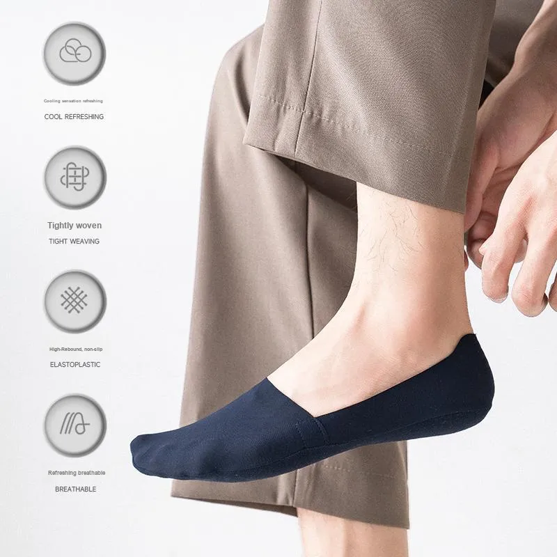 H YXIANG No Show Socks Men's Combo Set-2