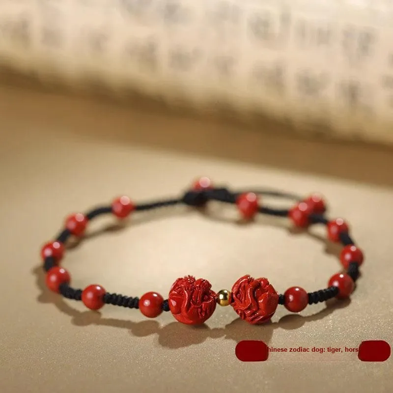 Sima Is Ethereal Reconstructed Cinnabar Anklets Unisex-11