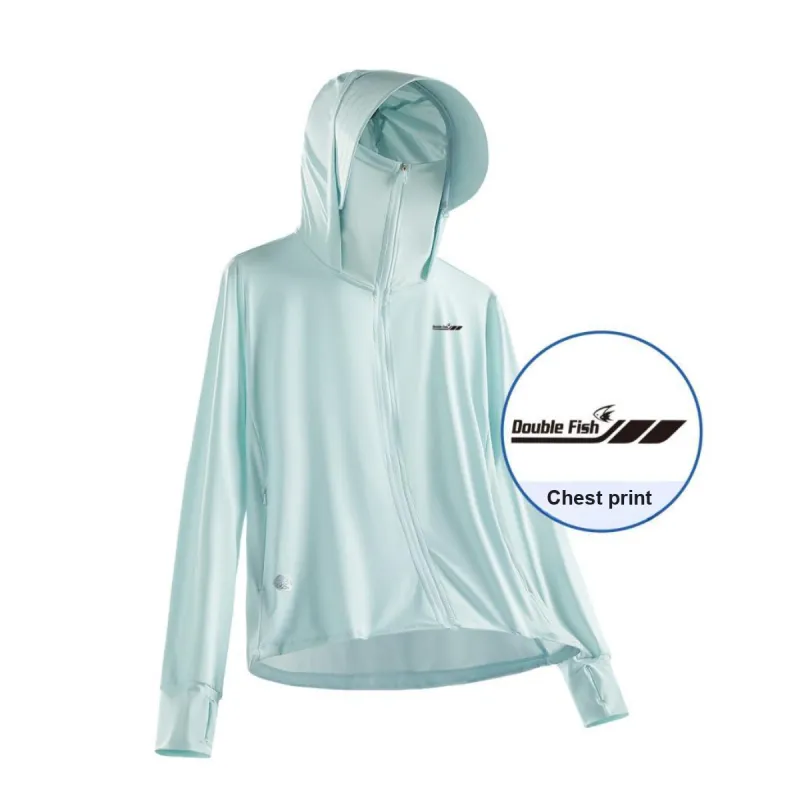 DOUBLEFISH Breathable Quick Dry Sun Protection Clothing Unisex-4