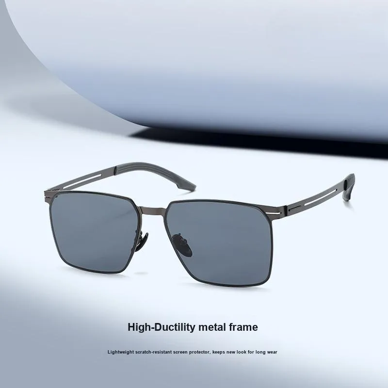 JEKA Metal Square Sunglasses Unisex-2