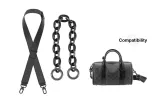 Wide Double-Sided Adjustable 103-130cm+Black Decorative Chain 45cm