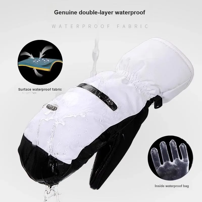 TERROR Ski Gloves Mittens Unisex-2
