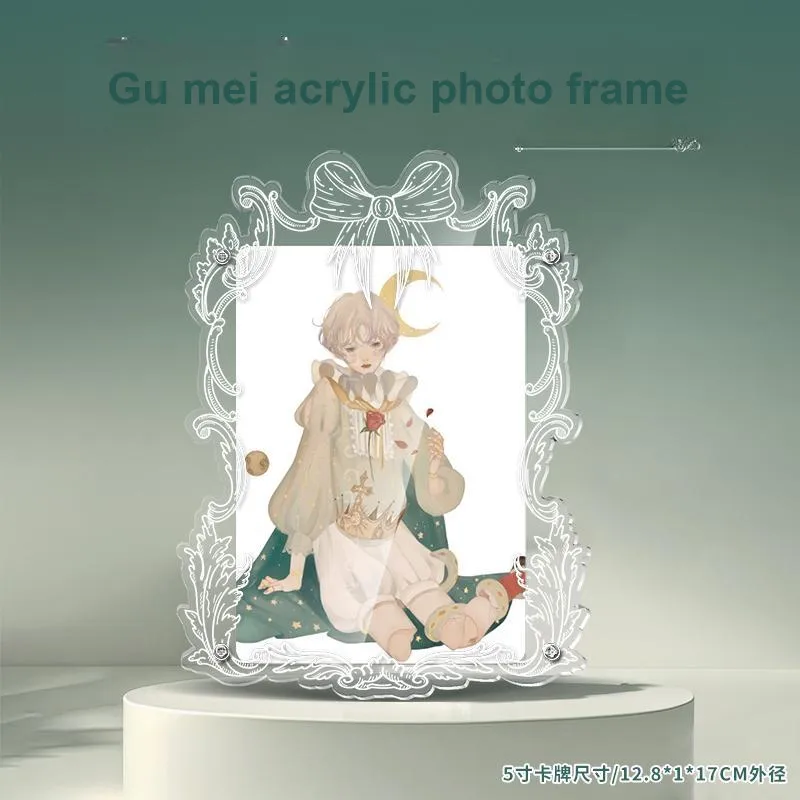 LIGHT YOUR BRICKS Le Yi Bao Compatible Guomei Anime Card Card Character Stand Acrylic Frame Protector Model Accessories-25
