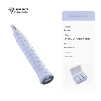 P.R IND Badminton Grip Tape Purple PU Thin