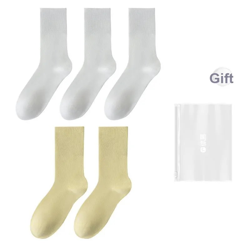 Temooues Mid Calf Socks Unisex Shopping Bag Combo Set-34