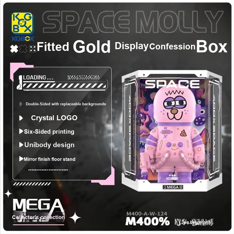 KGBOX Compatibility POPMART SPACEMOLL Jon Bergman PUPU 400% Model Accessories-12