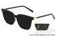 Black Frame with Gray Lens