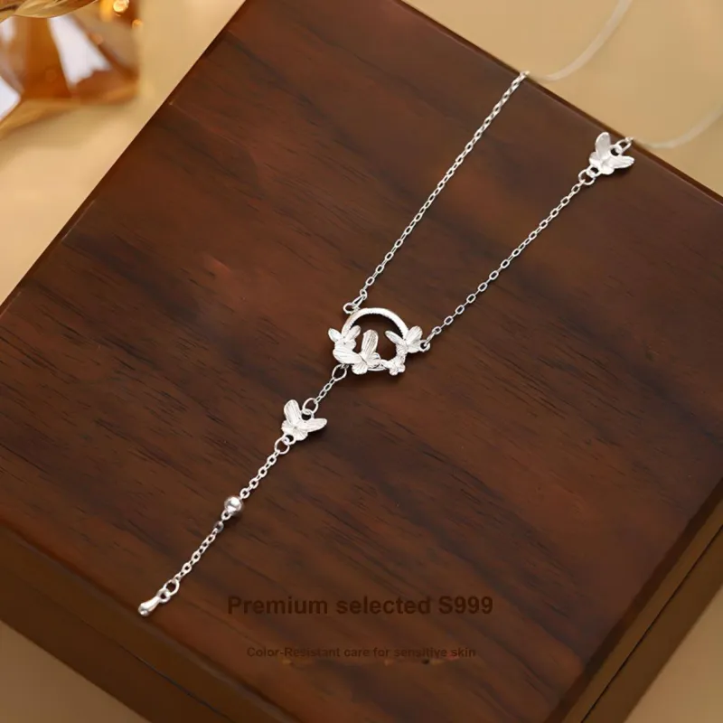 MISS TOOYA S999 Fine Silver Necklaces Women's-2