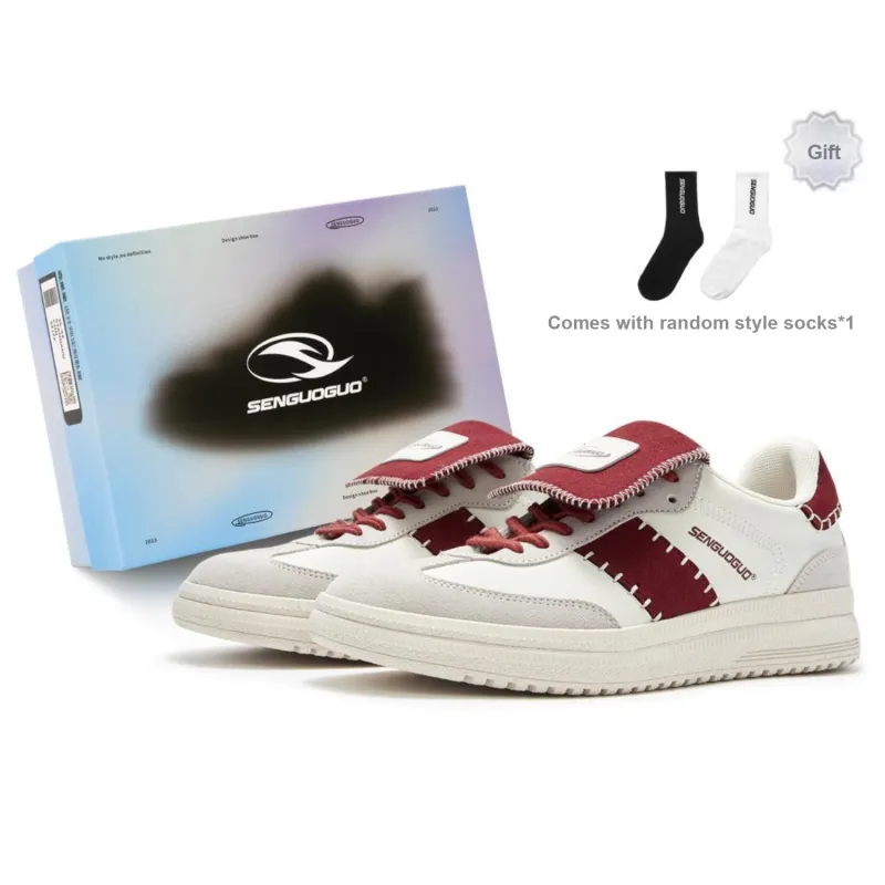 SENGUOGUO Anti-Slip And Wear-Resistant Breathable Low-Top Skateboard Shoes For Spring And Summer Unisex Black-11