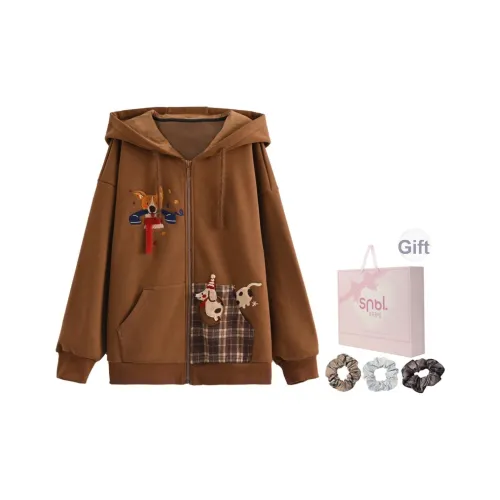 SNBL Коричневый Женский Свитшот