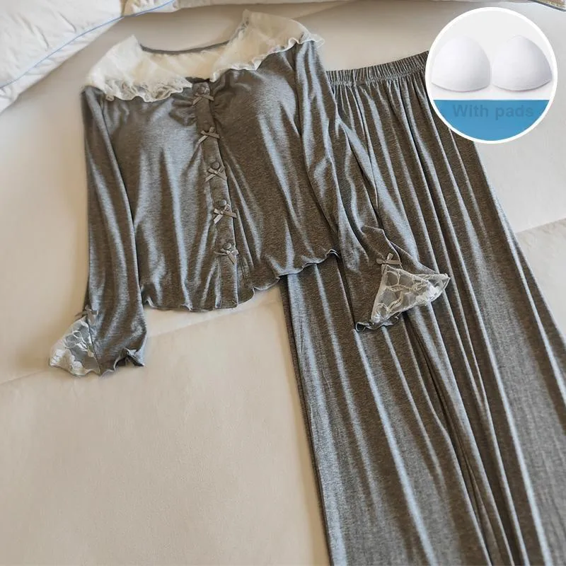 Sleeping Beauty Pajama Set Women's Silver-2