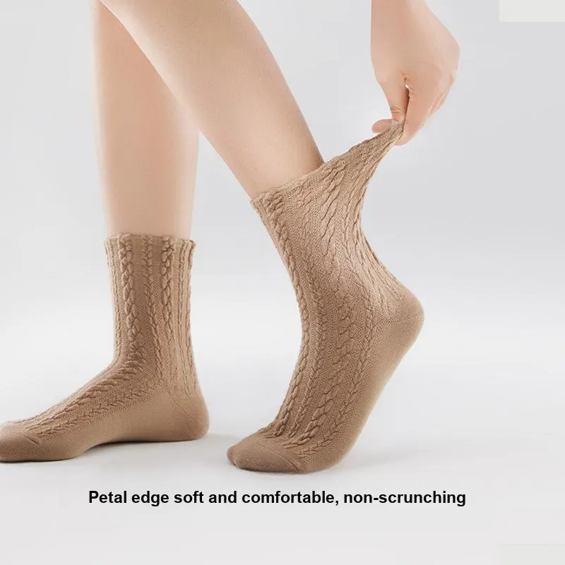 YOUKESHU Mid Calf Socks Women's-4