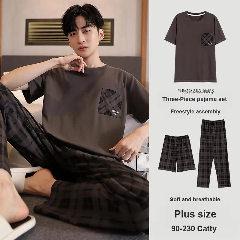 MADALLO Pajama Set Men's Dark Brown-6