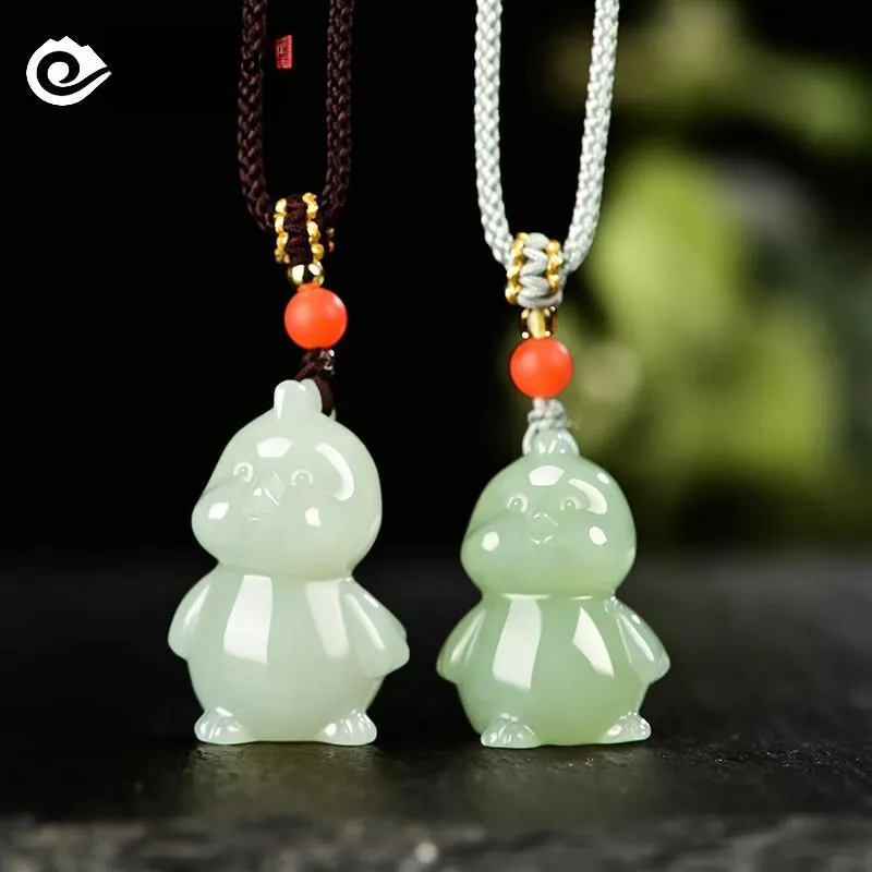 KUNYUYAO Hetian Jade Pendants White Jade Unisex-1