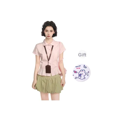 EVPGB Розовые Женские Рубашки