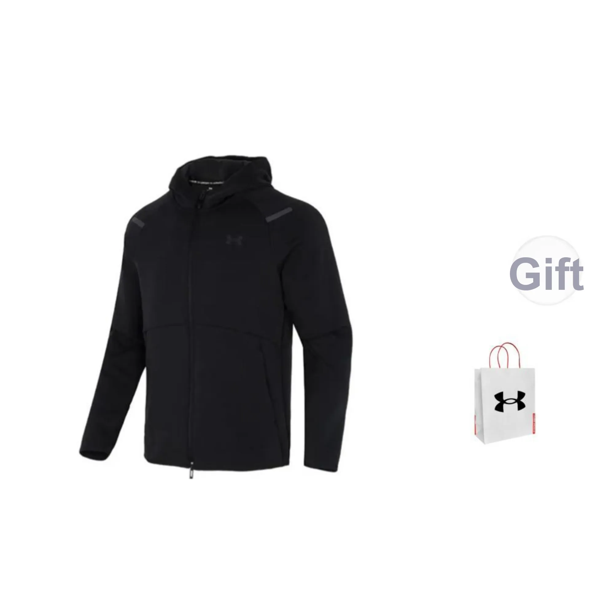 Under Armour Jackets Coats Men's Black Shopping Bag Included