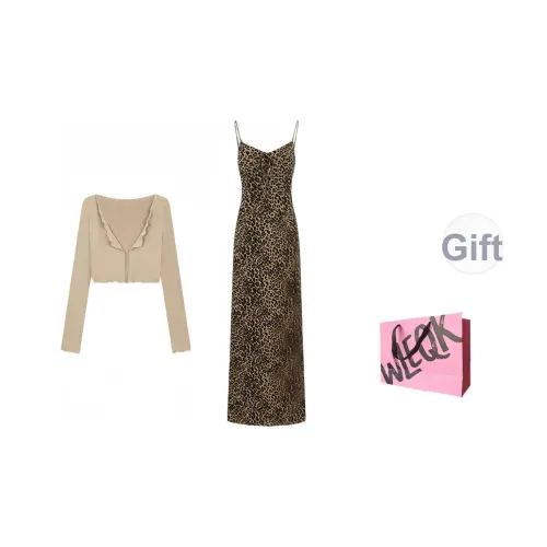 WLEQK Женские Комплекты с Юбкой