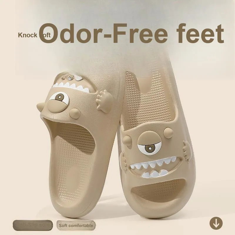 Foot Recreation Indoor Slippers With A Squashy And Bouncy Feel, Platform Design, Slip Resistant, Quiet For Bathroom Use-24